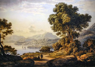 Vue dans le Lake District - John Glover