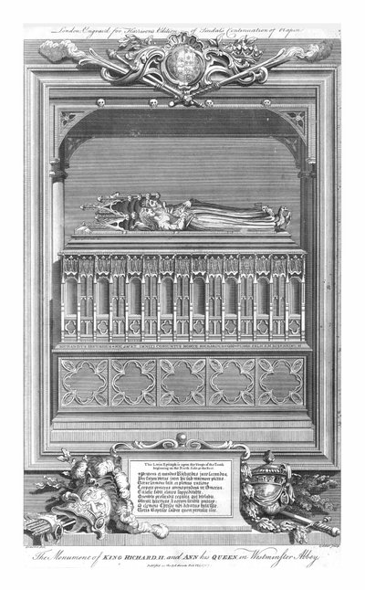 Le Monument du Roi Richard II et de la Reine Ann, à l