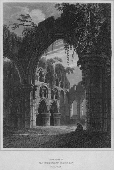 Intérieur du prieuré de Lanercost, Cumberland, 1814 - John Greig