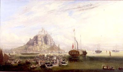 Le départ de la reine Victoria et du prince Albert de St. Michael
