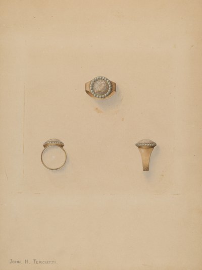 Bague de deuil - John H. Tercuzzi
