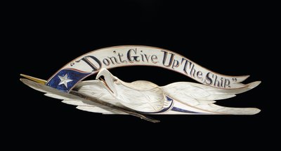 Aigle sculpté et peint (bois et peinture) - John Haley Bellamy