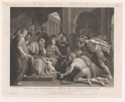 Pyrrhus enfant apporté à Glaucias roi d