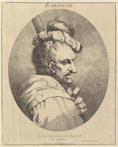 Bardolph, Douze personnages de Shakespeare - John Hamilton Mortimer