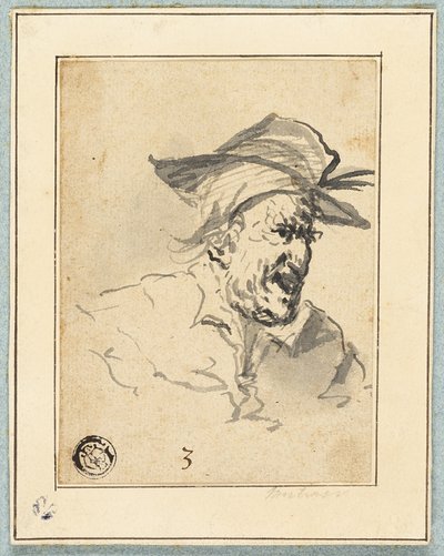 Esquisse de personnage - John Hamilton Mortimer