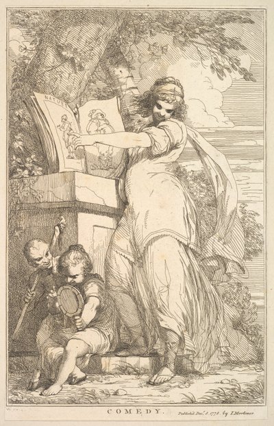 Comédie des Quinze Eaux-fortes dédiées à Sir Joshua Reynolds, 8 décembre 1778 - John Hamilton Mortimer