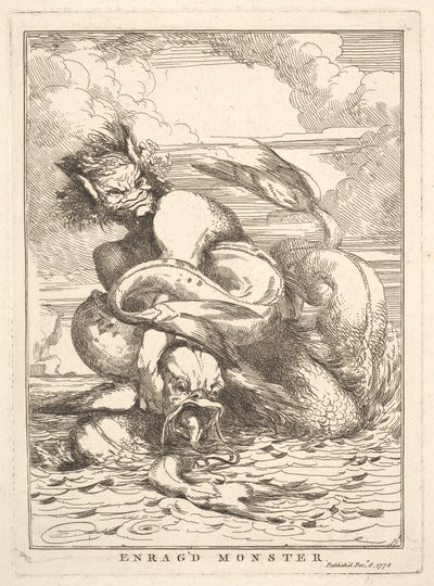 Monstre enragé, 8 décembre 1778 - John Hamilton Mortimer