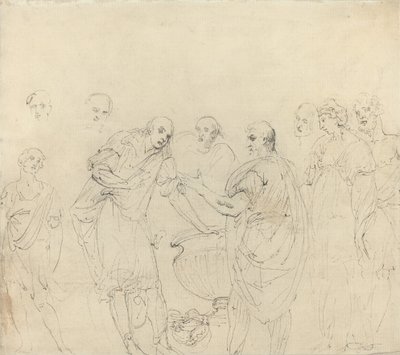 Mucius Scaevola [recto] - John Hamilton Mortimer