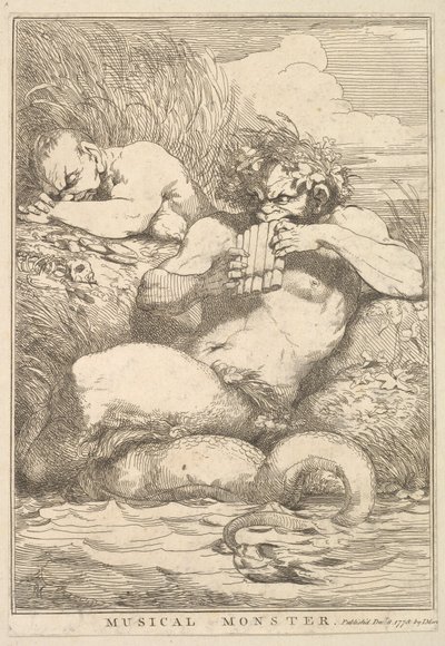 Monstre Musical de Quinze Gravures Dédiées à Sir Joshua Reynolds, 8 décembre 1778 - John Hamilton Mortimer