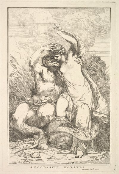 Monstre réussi de Quinze eaux-fortes dédiées à Sir Joshua Reynolds, 8 décembre 1778 - John Hamilton Mortimer