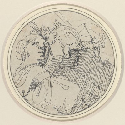 Trois têtes orientales - John Hamilton Mortimer