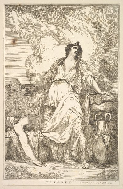 Tragédie des Quinze gravures dédiées à Sir Joshua Reynolds, 8 décembre 1778 - John Hamilton Mortimer