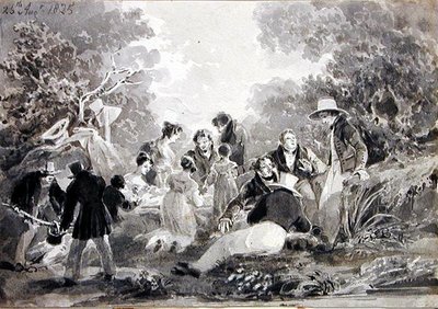 Un pique-nique au bord du lac - John Harden