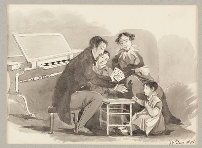 Une partie de cartes, 1815 - John Harden