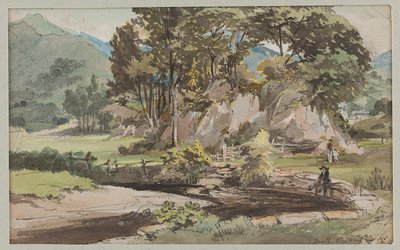 Un jardin à Brathay, 1812 - John Harden