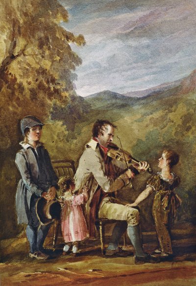 Joueur de violon aveugle - John Harden