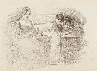 Garçon tenant de la laine, 1843 - John Harden