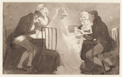 Groupe à une table, 1806 - John Harden