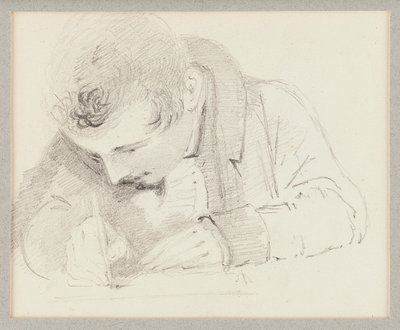 Homme écrivant, 1825 - John Harden