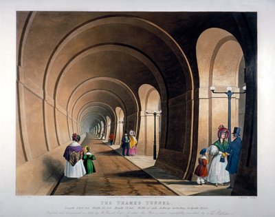 Tunnel de la Tamise, Londres, 1835 - John Harris