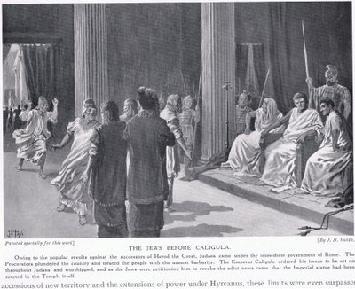 Les Juifs devant Caligula - John Harris Valda