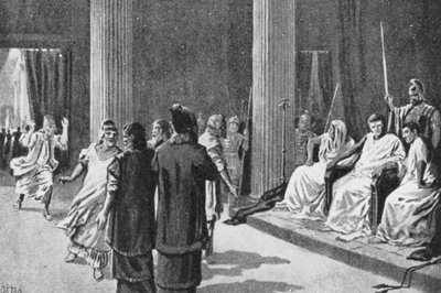 Les Juifs devant Caligula, 40 après J.-C. - John Harris Valda