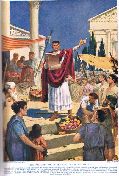 La proclamation de l