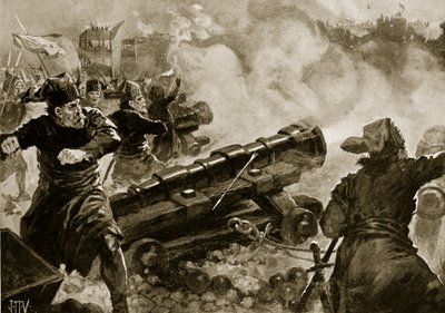 Le Siège de Constantinople par les Turcs, illustration de 