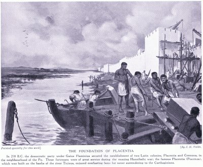 La fondation de Placentia 218 av. J.-C. - John Harris Valda