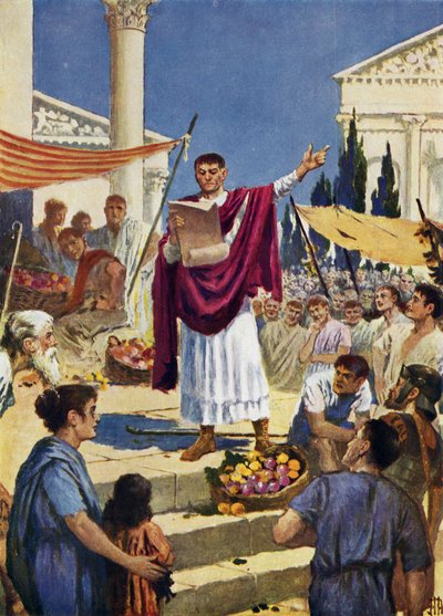 La proclamation de l