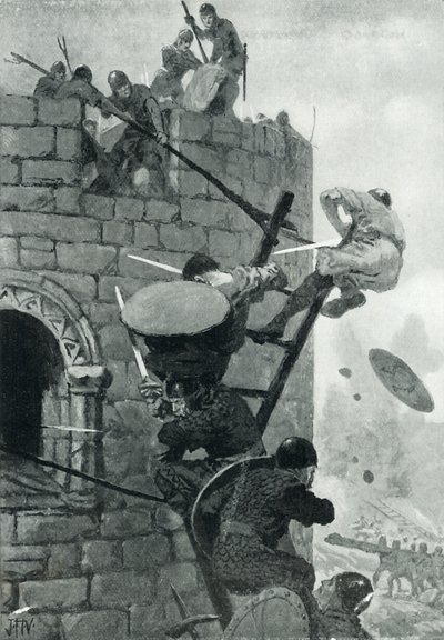 Le siège du château de Carmarthen - John Harris Valda