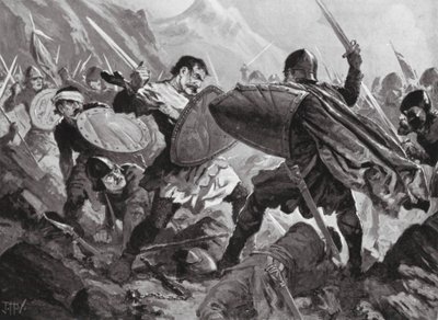 Le tsar Michel Chichman de Bulgarie tué à la bataille de Velbuzhd - John Harris Valda