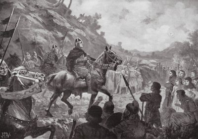 La marche de Guillaume le Conquérant au Pays de Galles - John Harris Valda