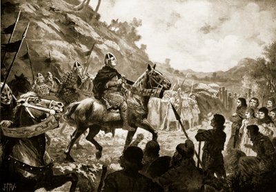 La marche de Guillaume le Conquérant au Pays de Galles - John Harris Valda