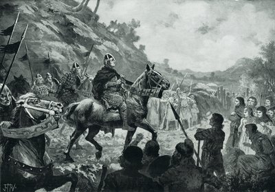 La marche de Guillaume le Conquérant au Pays de Galles - John Harris Valda