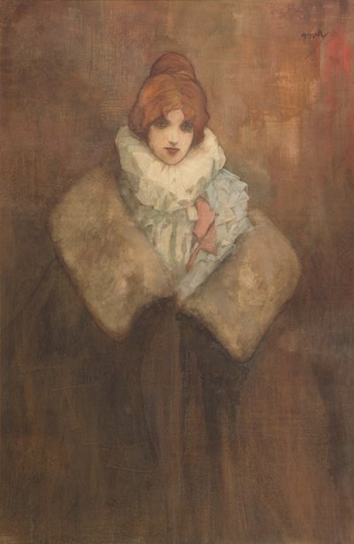 Une Dame Édouardienne, vers 1910 - John Hassall