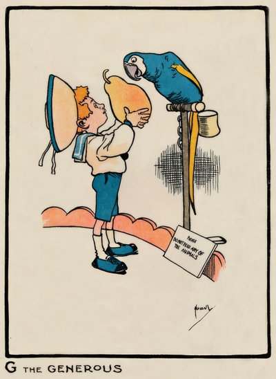 G the Generous / J. Hassall / Dessin, 1903 - John Hassall