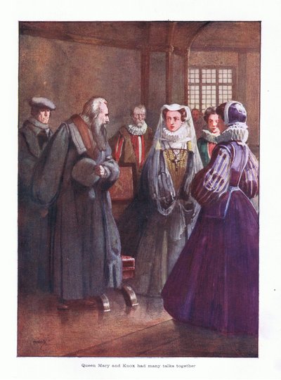 La reine Mary et Knot ont eu de nombreuses discussions ensemble - John Hassall