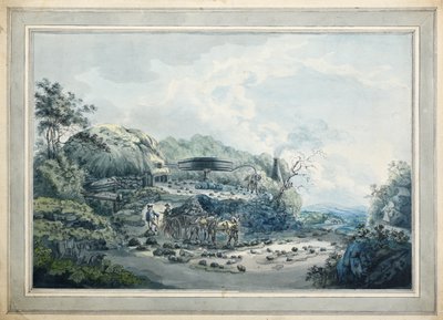 Tête de puits avec chevalet - John Hassell