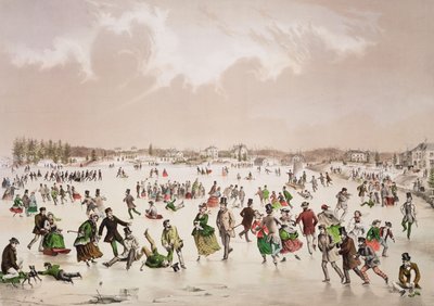 Jamaica Pond, West Roxbury, Mass., vers 1859 - John Henry Bufford