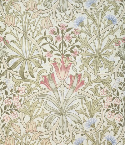 Papier peint persan, conçu par John Henry Dearle (1860-1932) pour Morris and Company - John Henry Dearle