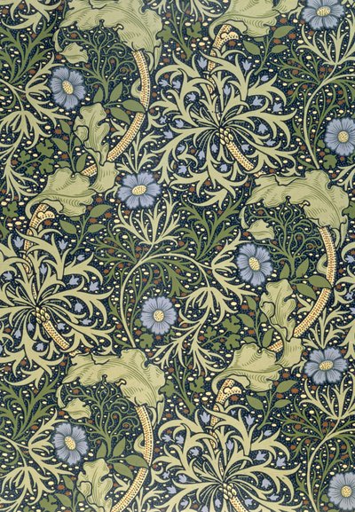 Papier peint aux algues, conçu par John Henry Dearle (1860-1932) pour Morris and Company, 1901 - John Henry Dearle