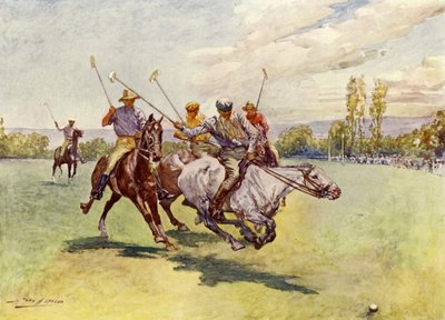 Polo en Afrique du Sud - John Henry Frederick (after) Bacon