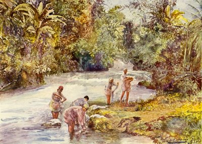La rivière Blanche, Jamaïque - John Henry Frederick (after) Bacon