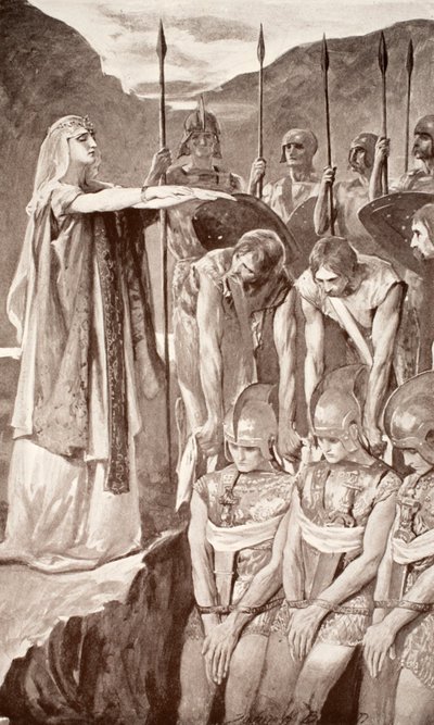 La Lamentation de Deirdre, illustration de 