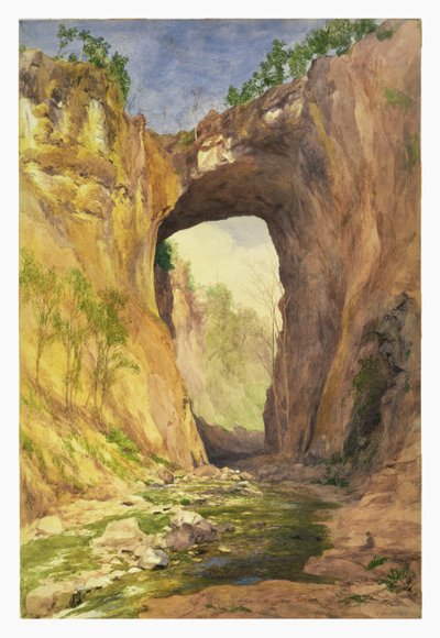 Pont naturel, Virginie, 1876 - John Henry Hill