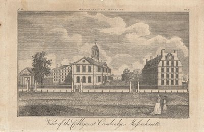 Vue des Collèges à Cambridge, Massachusetts - John Henry Hill