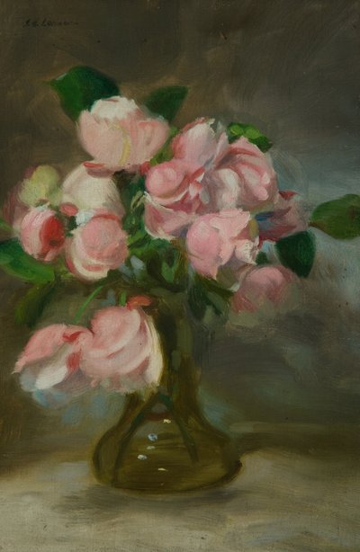 Nature morte avec un vase de fleurs - John Henry Lorimer