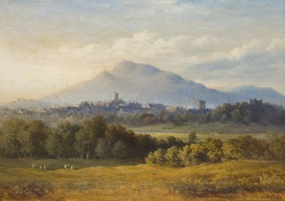 Abergavenny (Huile sur carton) - John Henry Mole