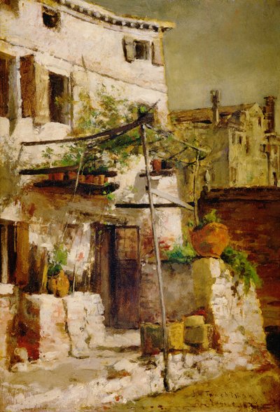 Une scène vénitienne, 1877 - John Henry Twachtman